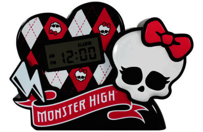 Monster High Clock Radio - Black